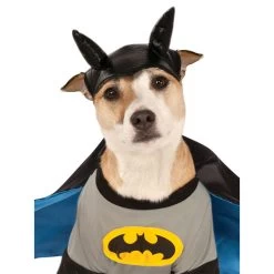 DC Comics Batman Deluxe Pet Costume -Entertainment Toy Store Batman Deluxe Pet Costume Close Up 887835