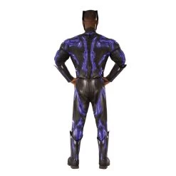 Marvel Black Panther Battle Adult Costume 11 Marvel Black Panther Battle Adult Costume -Entertainment Toy Store Black Panther Battle Adult Costume Back View 820993
