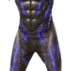Marvel Black Panther Battle Adult Costume 12 Marvel Black Panther Battle Adult Costume -Entertainment Toy Store Black Panther Battle Adult Costume Close Up 2 820993
