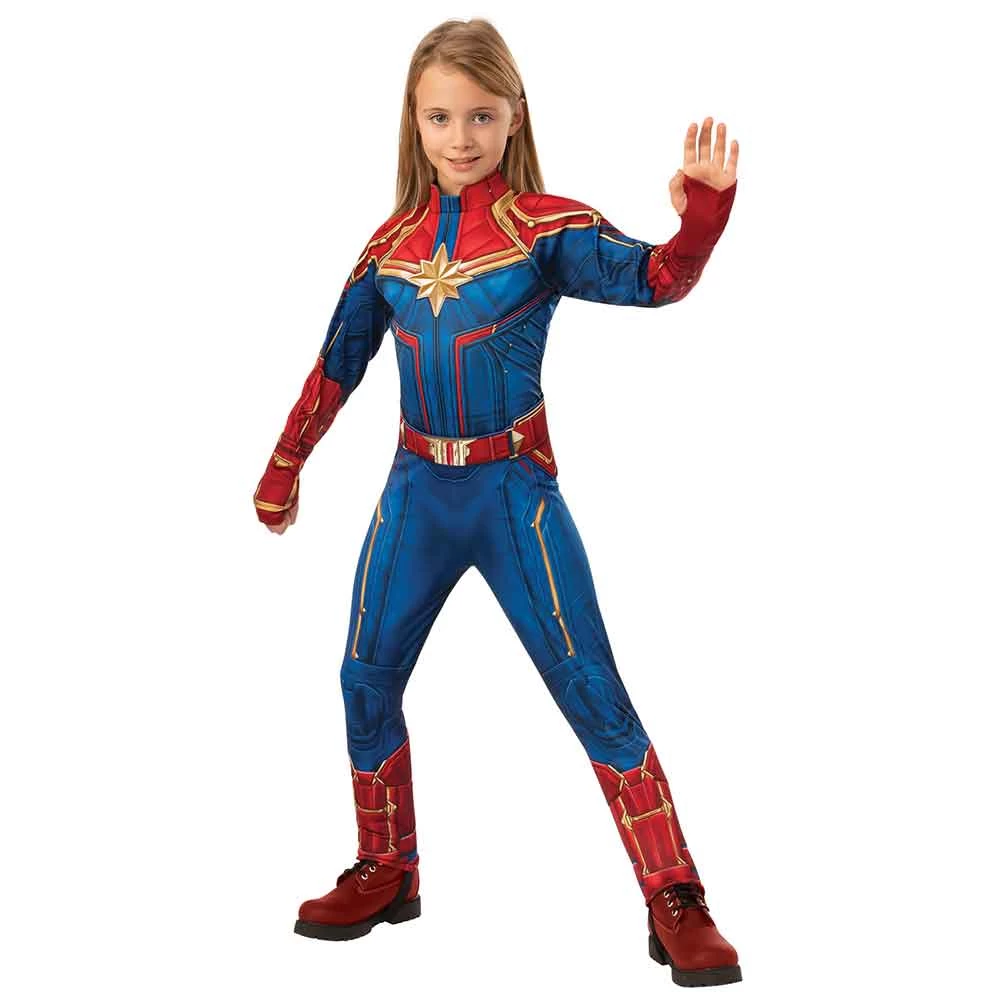 Marvel Captain Marvel Deluxe Child Costume 4 Marvel Captain Marvel Deluxe Child Costume - Image 2