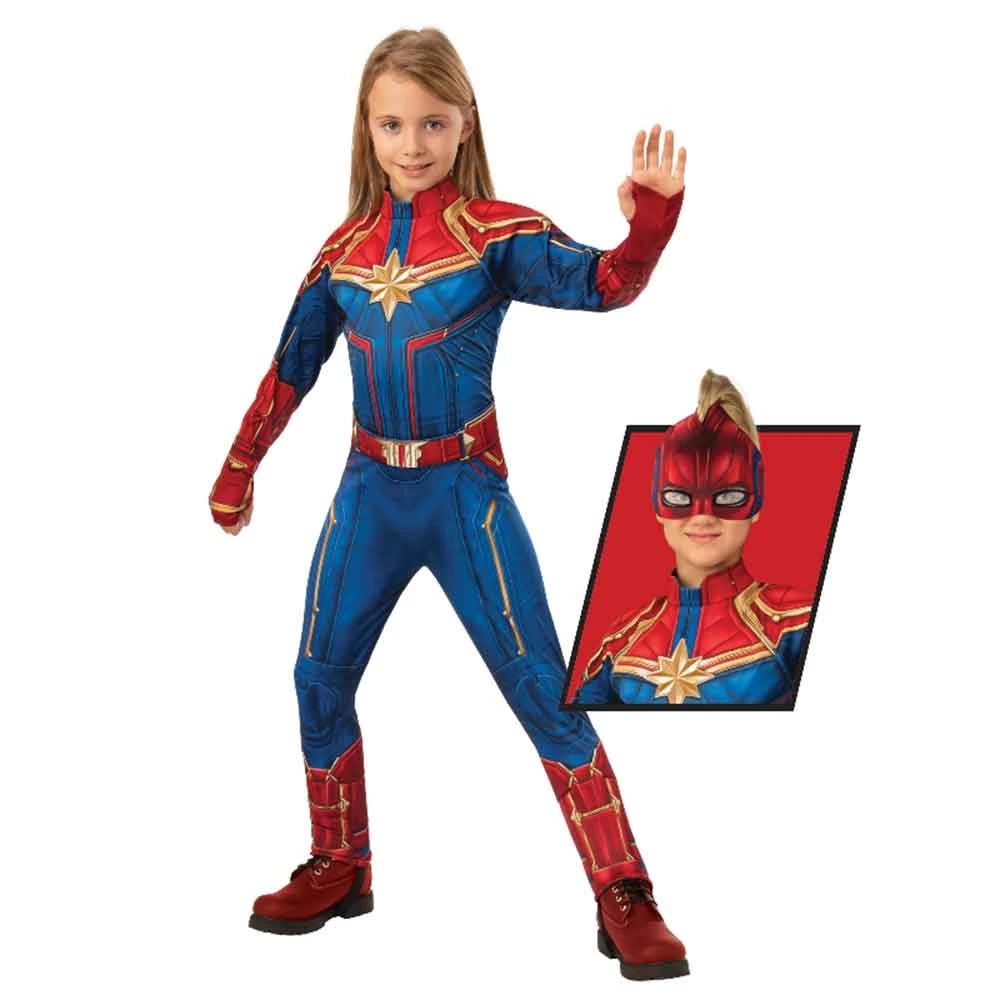 Marvel Captain Marvel Deluxe Child Costume 3 Marvel Captain Marvel Deluxe Child Costume