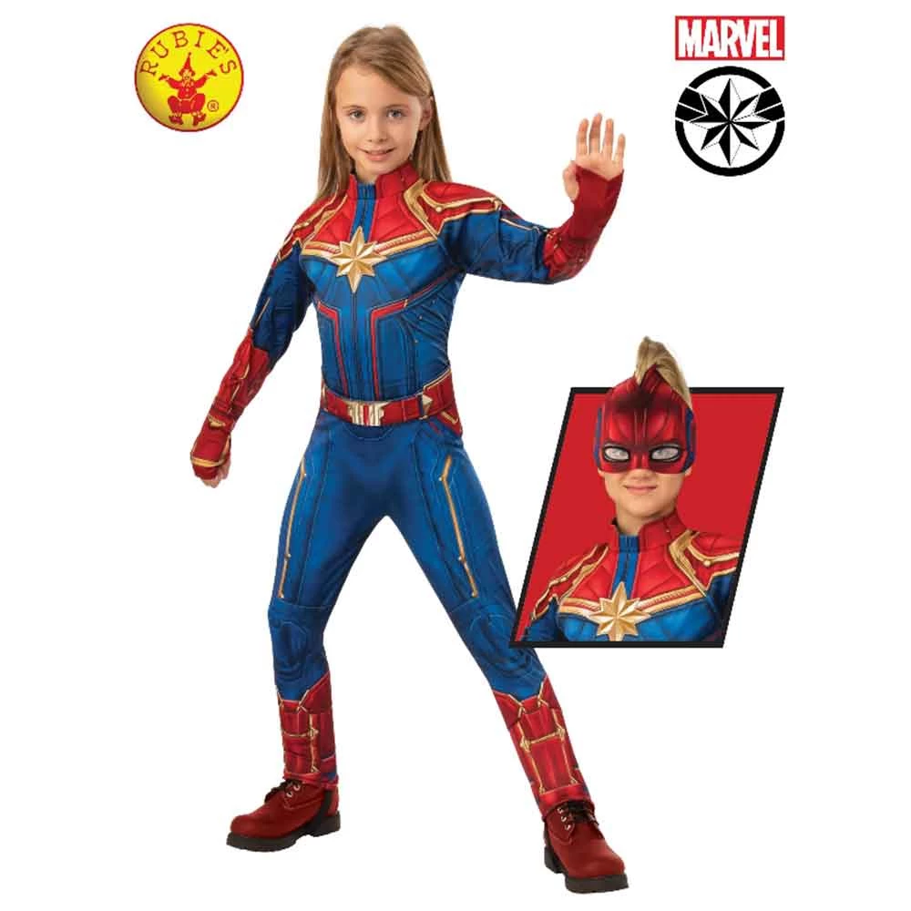 Marvel Captain Marvel Deluxe Child Costume 8 Marvel Captain Marvel Deluxe Child Costume - Image 6
