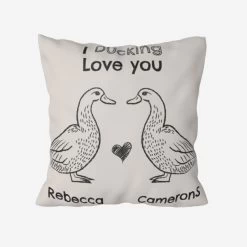 Prima I Ducking Love You - Personalised Cushion Cover