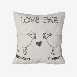 Prima Love Ewe - Personalised Cushion Cover