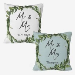 Prima Mr & Mrs - Personalised Cushion Cover