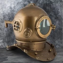 Replica Antique Brass Divers Helmet