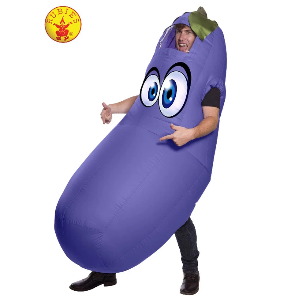 Eggplant Inflatable Adult Costume 6 Eggplant Inflatable Adult Costume - Image 4