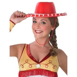 Disney Jessie Sassy Adult Costume 10 Disney Jessie Sassy Adult Costume -Entertainment Toy Store Jessie Sassy Adult Costume Close Up 888842