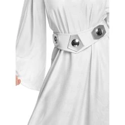 Star Wars Princess Leia Deluxe Adult Costume -Entertainment Toy Store Princess Leia Deluxe Adult Costume Close Up 2 810357