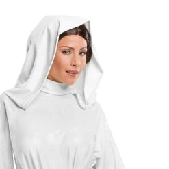 Star Wars Princess Leia Deluxe Adult Costume -Entertainment Toy Store Princess Leia Deluxe Adult Costume Close Up 810357