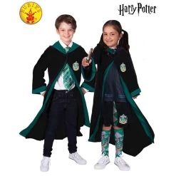 Harry Potter Slytherin Child Robe Costume -Entertainment Toy Store Slytherin Child Robe HP h8964