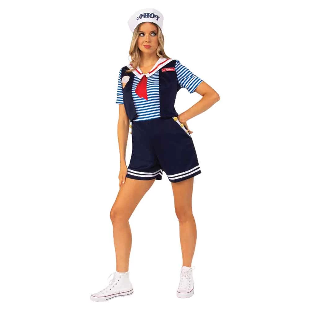 Stranger Things Robin Scoops Ahoy Adult Costume 3 Stranger Things Robin Scoops Ahoy Adult Costume