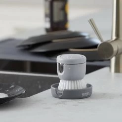 2-in-1 Dish Brush With Soap Dispenser