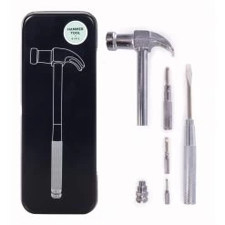 6-in-1 Old Fashioned Hammer & Tool In A Tin
