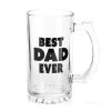 Best Dad Ever Stein Beer Glass -Entertainment Toy Store Yellow Octopus Best dad ever stein glass 1