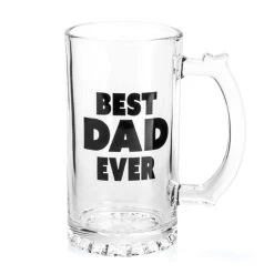 Best Dad Ever Stein Beer Glass