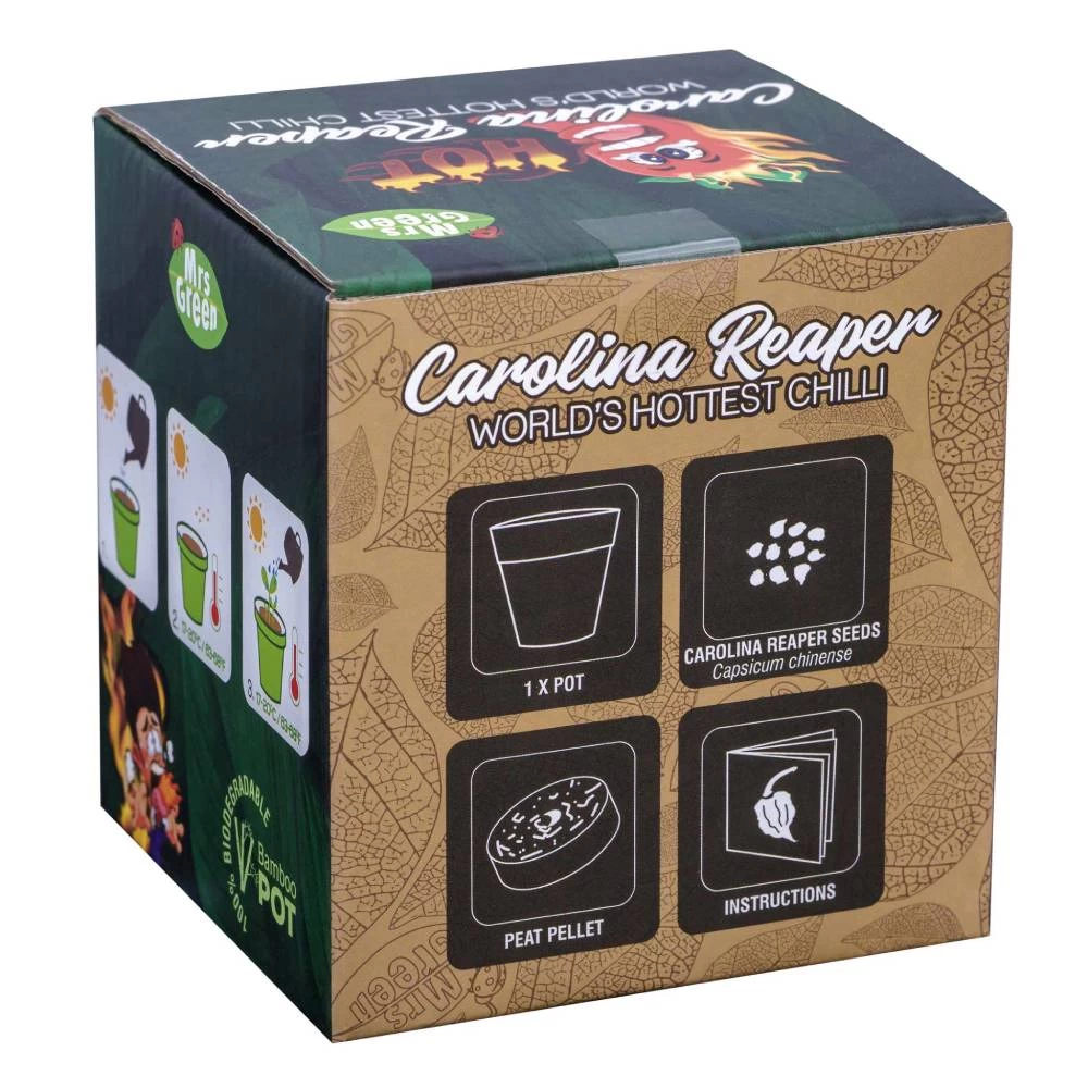 Carolina Reaper World's Hottest Chilli All-In-One Grow Kit 7 Carolina Reaper World's Hottest Chilli All-In-One Grow Kit - Image 5