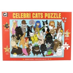 Celebri Cats 1000-Piece Puzzle