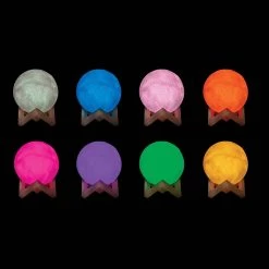 Moon LED Rechargeable Touch Lamp 15cm -Entertainment Toy Store Yellow Octopus Celestial Moon Light