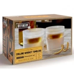 Chilling Whiskey Tumblers | 2-Piece Drinkware Set