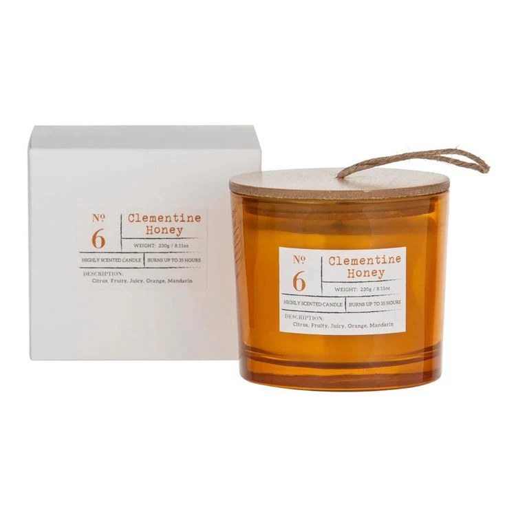 Clementine Honey Scented Candle Jar 3 Clementine Honey Scented Candle Jar