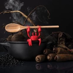 Crab Spoon Holder & Steam Releaser