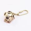 Vintage Nautical Divers Helmet Keyring -Entertainment Toy Store Yellow Octopus Divers Helmet Keychain 1