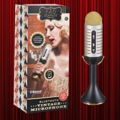 Bluetooth Rechargeable Wireless Vintage Microphone | F.A.O Schwarz