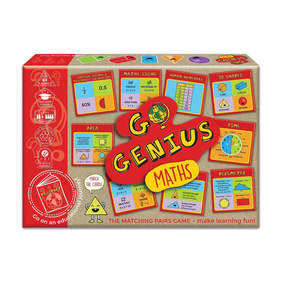 Go Genius Matching Pairs Game | Maths 3 Go Genius Matching Pairs Game | Maths