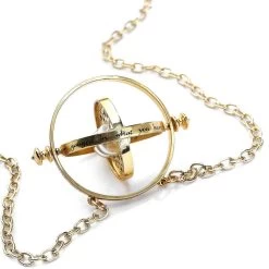 Harry Potter Time Turner Necklace With Display Case -Entertainment Toy Store Yellow Octopus Harry Potter Hermione Time Turner 3