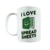 Prima I Love Spreadsheets Mug -Entertainment Toy Store Yellow Octopus I Love Spreadsheets 2
