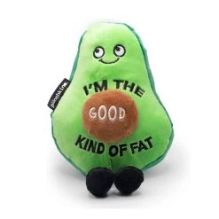 "I'm The Good Kind Of Fat" Plush Avocado