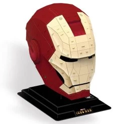 Iron Man Helmet Paper Model Kit
