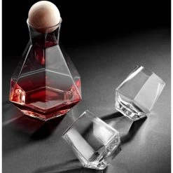 Jaxon Clear Carafe And Glasses | 3pc Set