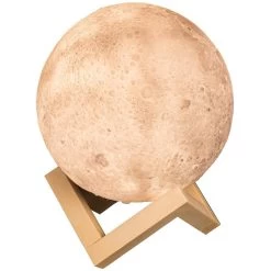 Moon LED Rechargeable Touch Lamp 15cm -Entertainment Toy Store Yellow Octopus Lunar Nightlight LED 3