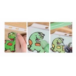 Make Your Own Dinosaur Suncatcher Kit -Entertainment Toy Store Yellow Octopus Make Your Own Dinosaur Suncatcher Kit 2