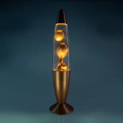 Metallic Gold Lava Lamp