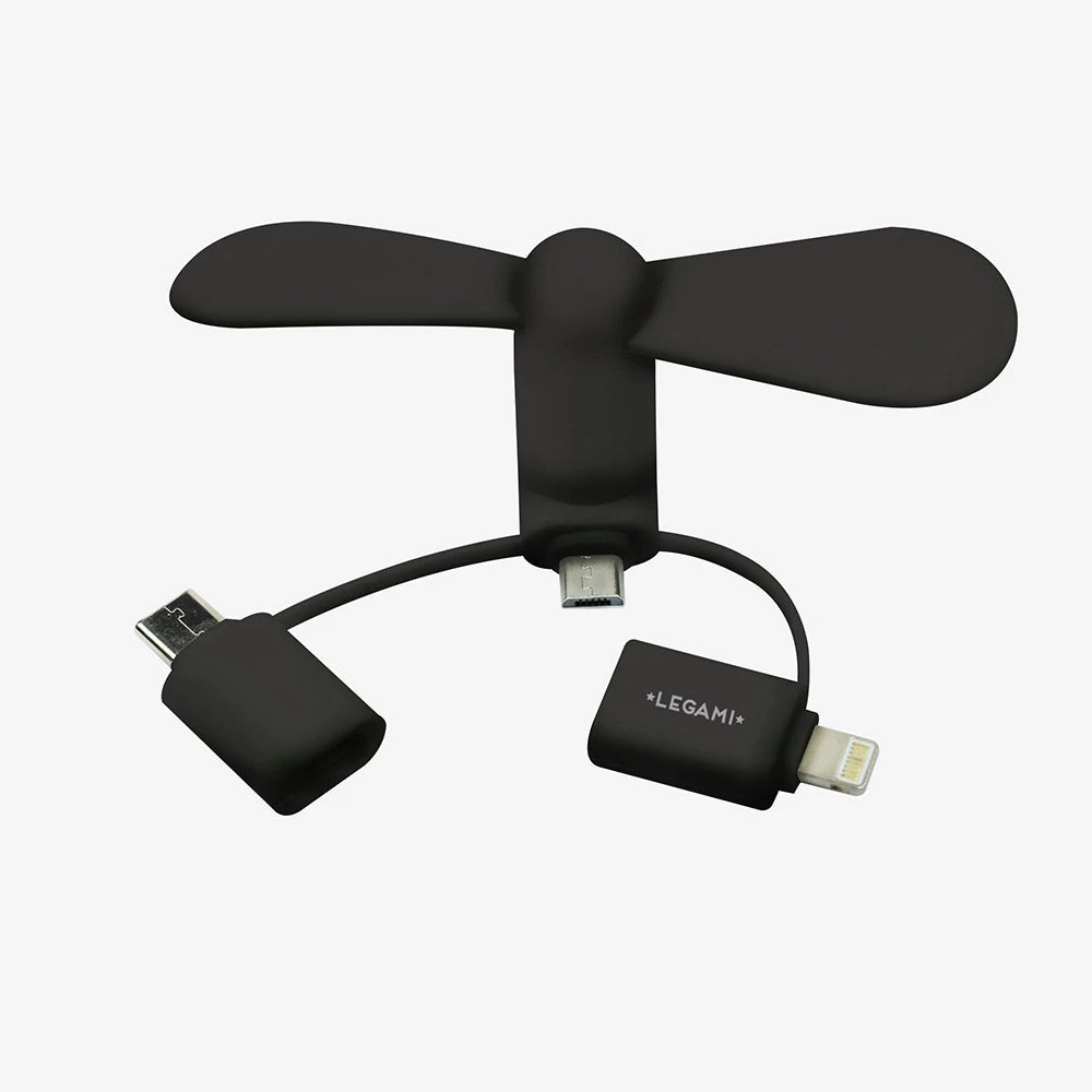 Portable Smartphone Fan | Black 5 Portable Smartphone Fan | Black - Image 3