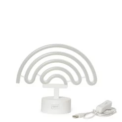 Rainbow Neon Effect LED Lamp - It's A Sign -Entertainment Toy Store Yellow Octopus Rainbow Neon Effect LED Lamp 3