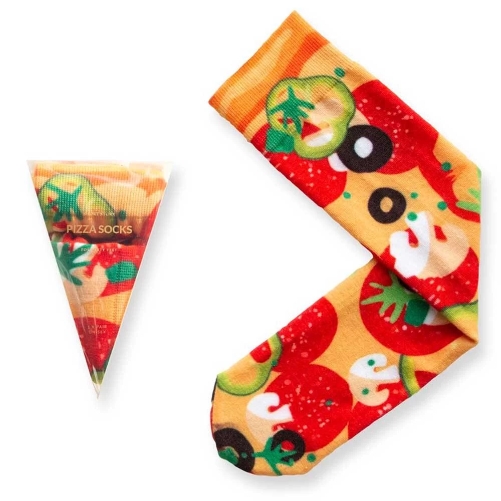 Pizza Slice Socks - One Pair 4 Pizza Slice Socks - One Pair - Image 2
