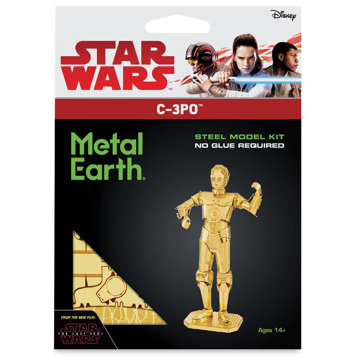 Star Wars C-3PO Gold Metal Model Kit | Metal Earth 4 Star Wars C-3PO Gold Metal Model Kit | Metal Earth - Image 2