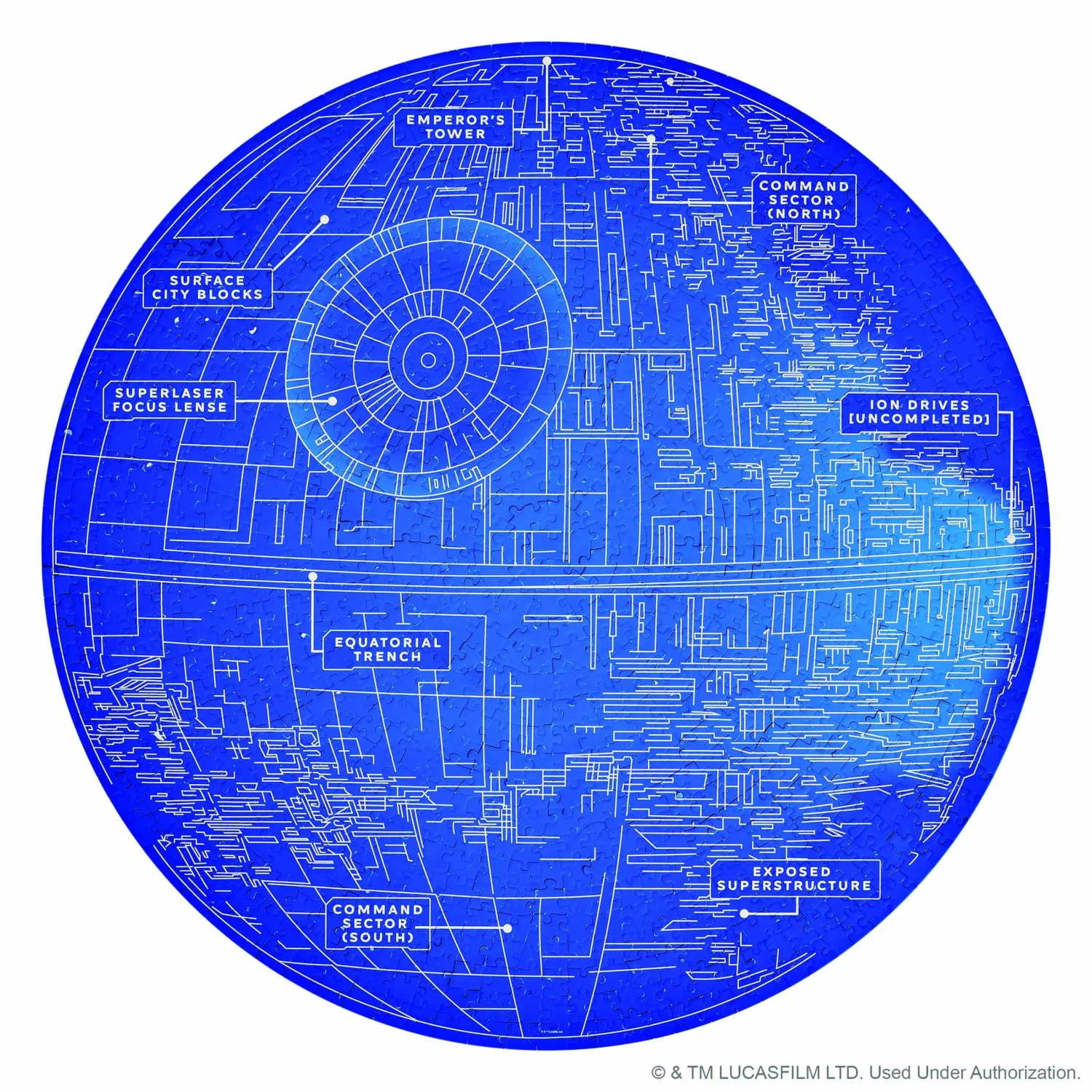 Star Wars Death Star 1000-Piece Jigsaw Puzzle 5 Star Wars Death Star 1000-Piece Jigsaw Puzzle - Image 3