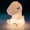 T-Rex Touch-Sensitive Rechargeable LED Night Light -Entertainment Toy Store Yellow Octopus T Rex soft silicone LED night light 1