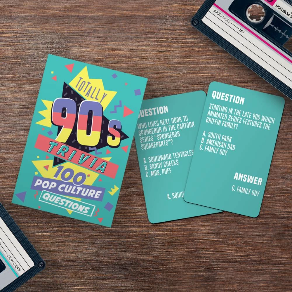 Totally 90s Trivia Card Game 3 Totally 90s Trivia Card Game