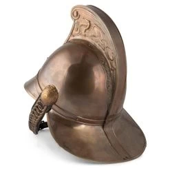 Vintage MFB Fireman Helmet Replica -Entertainment Toy Store Yellow Octopus Vintag MFB Fire Brigade Helmet 3