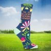 I'm A Delicate F#cking Flower Ladies Socks 1 I'm A Delicate F#cking Flower Ladies Socks -Entertainment Toy Store blue q i m a delicate f cking flower ladies socks yellow octopus 30799070282