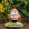 The Couch Potato Garden Gnome -Entertainment Toy Store fbdgb