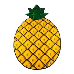 Gigantic Pineapple Beach Blanket 152cm -Entertainment Toy Store fcbxb