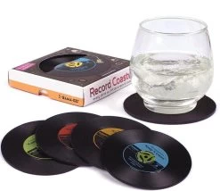 Set Of 4 Record Coasters