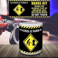 Gamer At Work - Hands Off! Mug